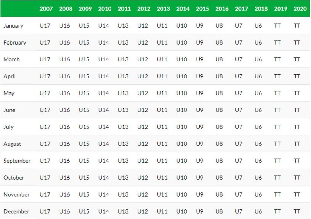 2023-24 age group calculator